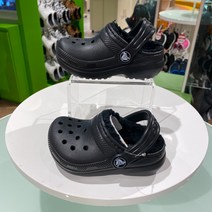 [크록스] 클래식 라인드 클로그 키즈 (203506-060)