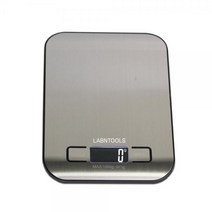 랩앤툴스 디지털 베이킹 요리 조리 계량 주방 플랫저울 1kg, 단일옵션