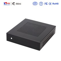 게이밍 pc조립 diy 조립컴퓨터 케이스 스틸 HTPC 미니 ITX 데스크탑 PC 데스크탑 12V 5A 어댑터 WallMount 브래킷 및 VESA 나사, 60W 어댑터 포함
