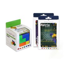 주식회사 매직큐브 큐블로 자석 소마큐브 & 매트릭스 카드 2종 세트, 소마 자석블럭 & 매트릭스 카드 2장