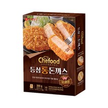 롯데푸드 쉐푸드 등심 통 돈까스 300g 3봉 Chefood 김우빈 돈까스, 쉐푸드 등심 통 돈까스 300g 1봉
