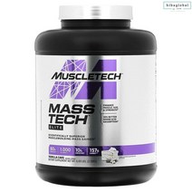 머슬텍 게이너 단백질 파우더 2.72kg 바닐라 류신 함유 미국 프로틴 가이너