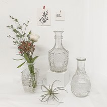 모던앳 프로방스 크리스탈 유리 화병, 라운드 H17
