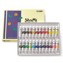 샤미 수채화물감 24색 10ml 신한, 본색상수선택함