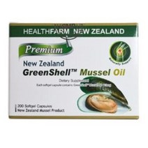 헬스팜 그린쉘 초록입홍합오일 13750 200캡슐 1통 / HealthFarm Greenshell Mussel Oil 13750, 1개, 13750mg
