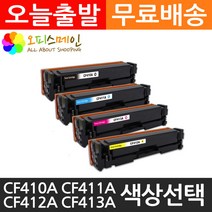 HP호환 MFP M377DW 프린터 재생토너 CF410A, 빨강, 1