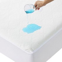 Ascend Textile 651469 Waterproof Mattress Protector Cal King Size 3D Air Fabric Bamboo Cooling Pad C