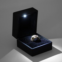 케이스 블랙 LED 반지 쥬얼리 서프라이즈용