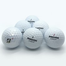 브리지스톤 투어스테이지 혼합 화이트 A-급 30알 2피스 3피스 필드 라운딩용 물세척 창고직영 로스트볼