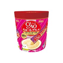 이나바 챠오츄르 애묘 간식 14gx60입 개별포장 파우치형, 참치+가다랑어, 1통