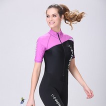 다이빙 웻슈트 드라이슈트 바다수영 서핑 Dive & Sail-네오프렌 소재 다이빙 수트 커플 스킨 슈트 바, 08 Women pink short 606_01 XS