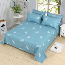 라지킹침대 퀸 킹 침대 플랫 시트 Comefortable 서리로 덥은 기숙사 청소년 매트리스 커버 일반 침구 Bedsheet, [04] 230cmX250cm, [07] 7