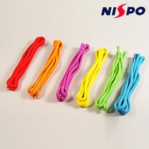 니스포 유아 체육교구 리듬 체조 줄 6컬러, 오렌지