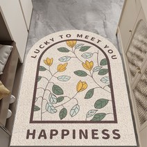 폴라도레 아파트 현관 매트 코일 발매트 인테리어 출입문 발판, 14.행복의정원(80x120cm)