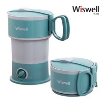 위즈웰 접이식 주전자 전기 미니 커피 포트 SN3633B-TW-06A, SN3633B-TW-06A 단품