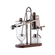 벨기에 알코올 램프 커피 드립 포트 수동 추출기 홈 메이커, Free, 어두운 회색