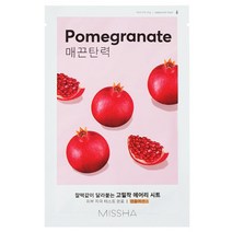 미샤 에어리 밀착 시트마스크 석류 10매세트, 10매, 1매