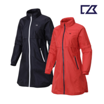 커터앤벅 시그니처 여성 골프 레인코트비옷 - CBL3ARC305, 레드, 90