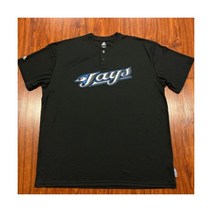 마제스틱 남성 토론토 블루제이스 BP 블랙 저지 셔츠 XXL 2XL 야구 MLB