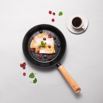 락앤락 우드블랙 통 주물 프라이팬 24cm (인덕션가능)(CAF2402), CAF2402