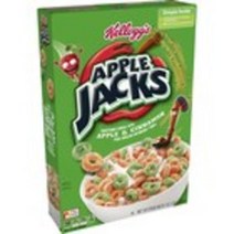 켈로그 애플 잭 스위튼드 시리얼 시나몬, 1개, 286g