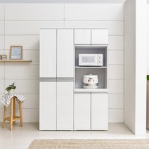 [★2만원 추가할인중!]장인가구 세이지 LPM 1800 주방 수납장세트C(수납+렌지), 화이트