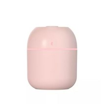 초음파 가습기 미스트 메이커 300ml usb 초음파 아로마 에센셜 오일 디퓨저 로맨틱, 220ML 핑크
