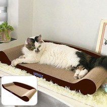 빅소파 고양이 스크래쳐 대형 방석 휴식공간 스크레쳐 브라운 MK-016