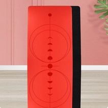 정제된 월신체 비트라인고무 PU 요가매트 대리매트, 문신수호판 블랙, 183cm*68cm*0.5cm