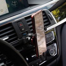 주주 BMW 4시리즈 F 32 33 전용 클립식 고정 스마트 폰 거치대 홀더 3D스캔 완벽맞춤, 그레이, 1개