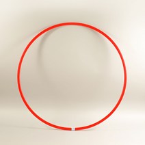 니스포 리듬체조후프 라운드 주니어 75cm 레드