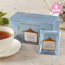 FORTNUM & MASON 포트넘앤메이슨 러시안 카라반 25티백 50g 2팩