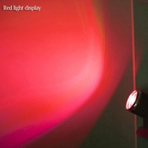RGB LED 무대 스포트 라이트 85265V 360 학위 조절 KTV 바 파티 스폿 램프 웨딩 분위기 빔 조명 네온 밤, CHINA, Red