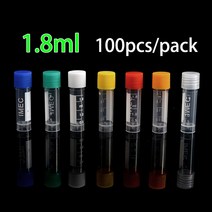 동결건조기 가정용 업소용 식품건조기 과일칩 야채칩 100pcs 1.8ml 실험실 CryoTube Cryopreservation 냉, 03 Yellow (100pcs)