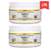 California Gold Nutrition Gold C 파우더 비타민C 1 000mg 250g(8.81oz), 2개