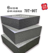회색 스티로폼/네오폴 압축 벽 보온 단열재 베란다 창문 보온 단열재 600 x 900 (70T-90T), 네오폴 2호 80T 600x900 (1장)