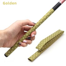 1/3Pcs 미끄럼 열 수축 튜브 낚싯대 랩 안티 스키드 자전거 핸들 절연 보호 라켓 그립 커버, 01 Gold_05 25mm_02 1M x 3Pcs
