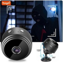 (1+1) 가정용 가계용 초미니 1080P 무선 실내 CCTV 초소형 감시카메라 WIFI, 본체
