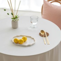 쉬폰 식탁보 테이블보 홈카페 집들이 홈파티 테이블커버 미니 2인 4인 6인 2색상, 6인(130x210), 블랙