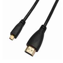 고속 HDMI 호환 마이크로 HDTV D 케이블 1080P 직각 소니 FDR-AX53 핸디캠 HXR-NX80 FDR-AX700 HDR-CX405, [01] Straight, [05] 3m