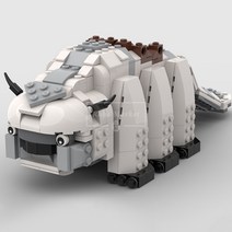 호환블럭 크리에이터 Appa 들소 날리기 대참사 MOC-46529 창작 신제품