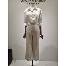 모조에스핀 J222XSA102 린넨소재느낌 기본정장바지