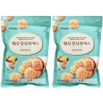 피코크 한입등심돈까스 400g x 2개 냉동, 400g x 2