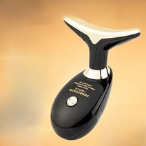 얼굴 마사지 주름개선 팔자주름 목라인 피부 관리 마사지기 리프팅 홈케어, 블랙 12000회 진동