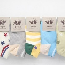 오너클랜 아동용 스타랜드 발목 5-6세용 랜덤 5켤레[WC60A5F]