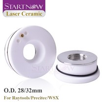 Startnow-파이버 세라믹 KT B2 CON 28/32mm Precitec Raytools WSX 커팅 조각 헤드 노즐 홀더 부품, Without Logo B-32, 5 PCS