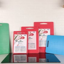 가정용 도마 칼라 위생 도마 양면도마, 가정용 손잡이 칼라도마, G7, 녹색