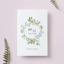 마음닷컴 청첩장 PK1905 봉투 스티커 포함, 70매 세트