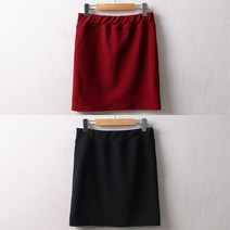 강물처럼 빅사이즈 여성 심플골지밴딩스커트 WX65B35 큰옷 (6612168)