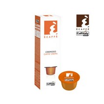 [천삼백케이] [메가커피] 에카페 캡슐커피 끄레모쏘 1곽 10개입, 단품